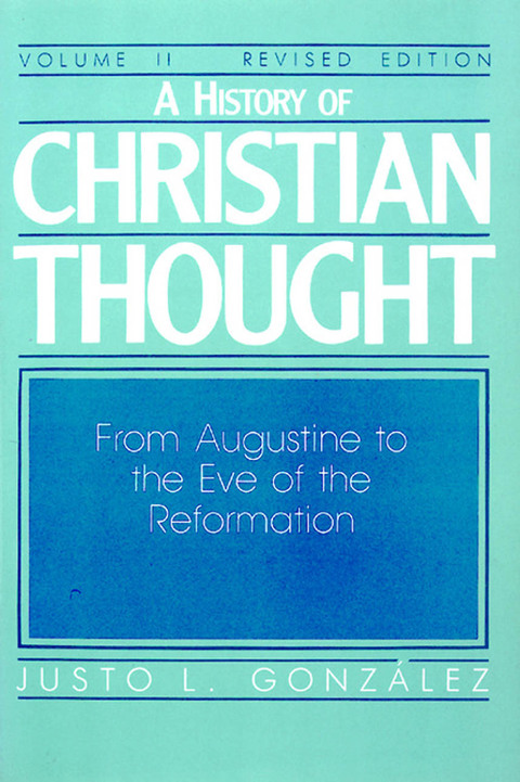 Cover image for book A History of Christian Thought Volume II