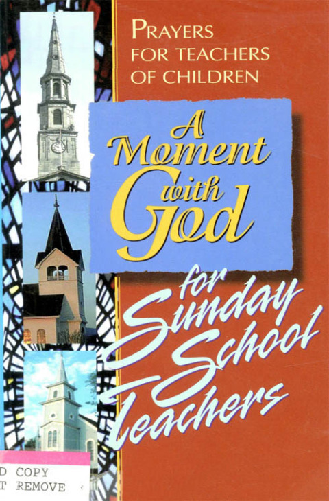 Cover image for book A Moment with God for Sunday School Teachers