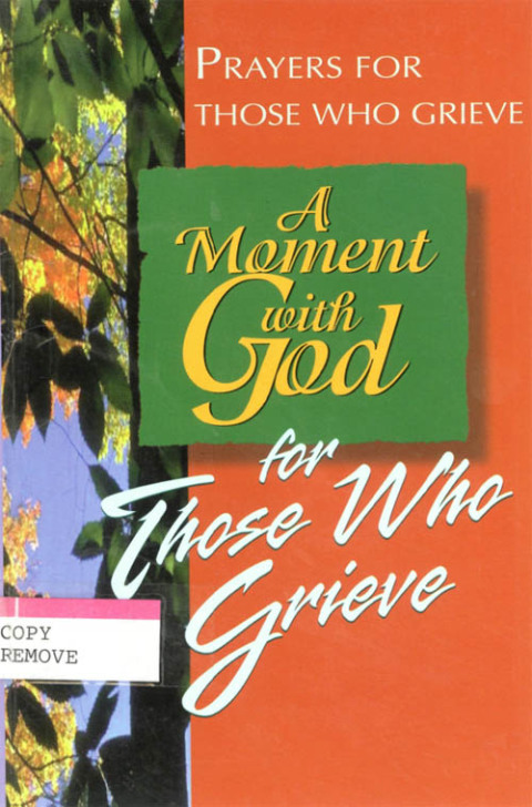 Cover image for book A Moment with God for Those Who Grieve