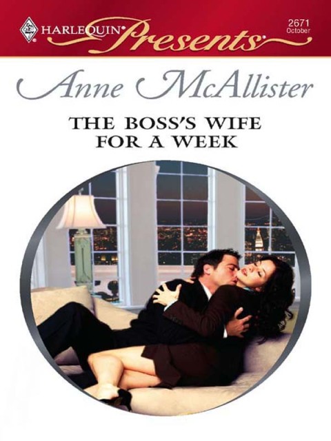 Cover image for book The Boss's Wife for a Week