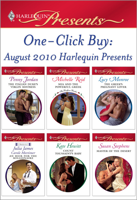 Cover image for book One-Click Buy: August 2010 Harlequin Presents