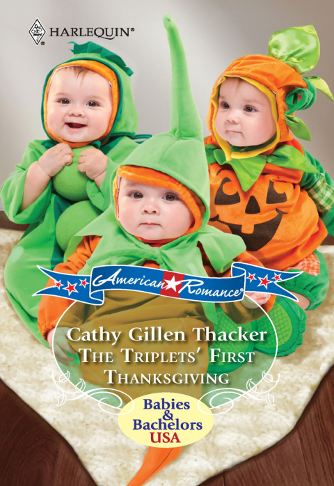 Cover image for book The Triplets' First Thanksgiving