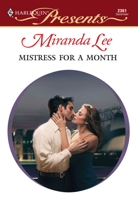 Cover image for book Mistress For A Month