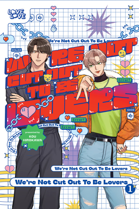 Cover image for book We're Not Cut Out to Be Lovers, Volume 1