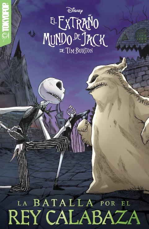 Cover image for book Disney Manga: El Extraño Mundo de Jack de Tim Burton - Batalla por el Rey Calabaza (Español)