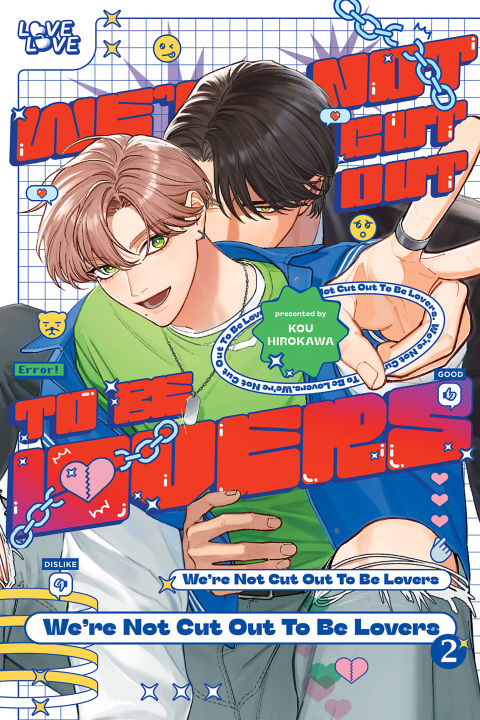 Cover image for book We're Not Cut Out to Be Lovers, Volume 2
