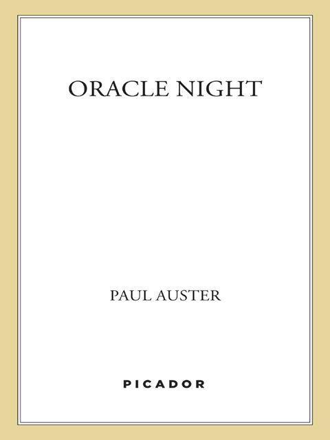 Cover image for book Oracle Night