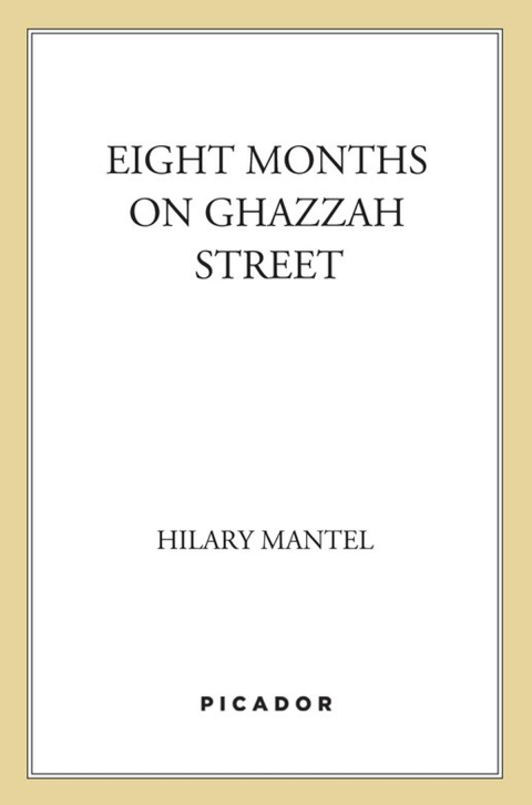 Cover image for book Eight Months on Ghazzah Street