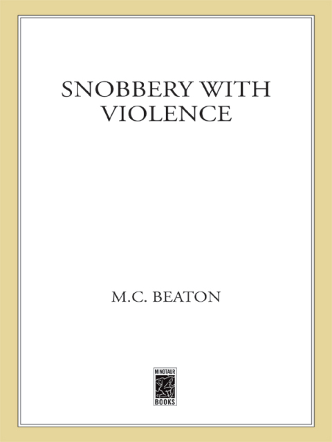 Cover image for book Snobbery with Violence