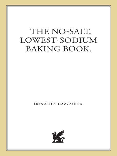Cover image for book The No-Salt, Lowest-Sodium Baking Book