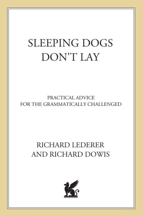 Cover image for book Sleeping Dogs Don't Lay