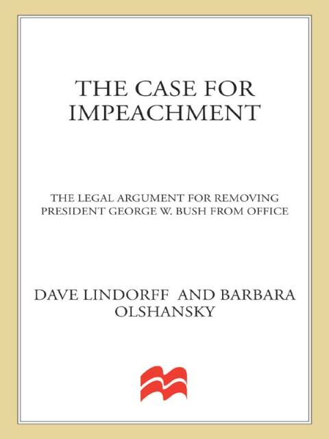 Cover image for book The Case for Impeachment