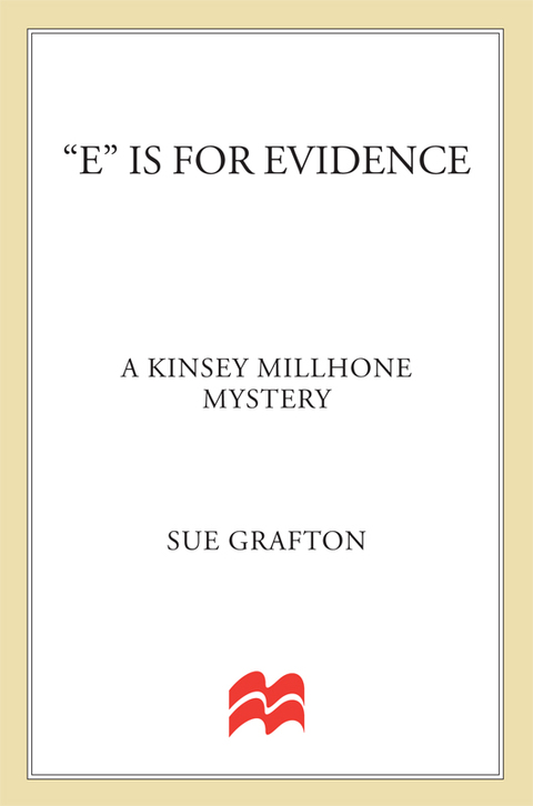 Cover image for book "E" is for Evidence