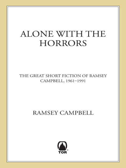 Cover image for book Alone with the Horrors
