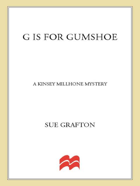 Cover image for book "G" is for Gumshoe