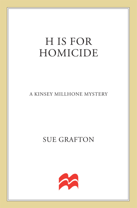 Cover image for book "H" is for Homicide