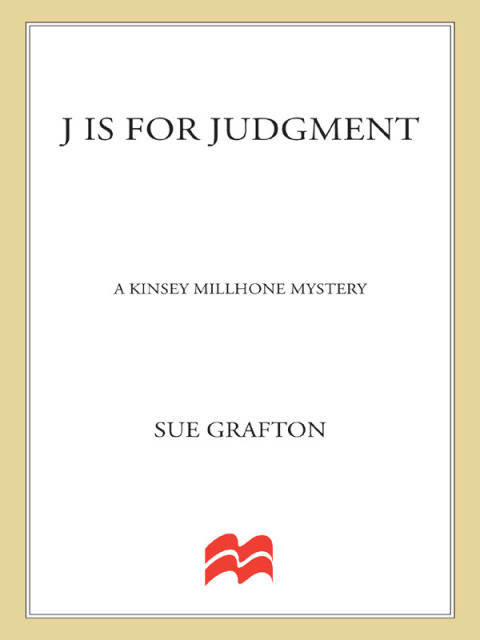 Cover image for book "J" is for Judgment
