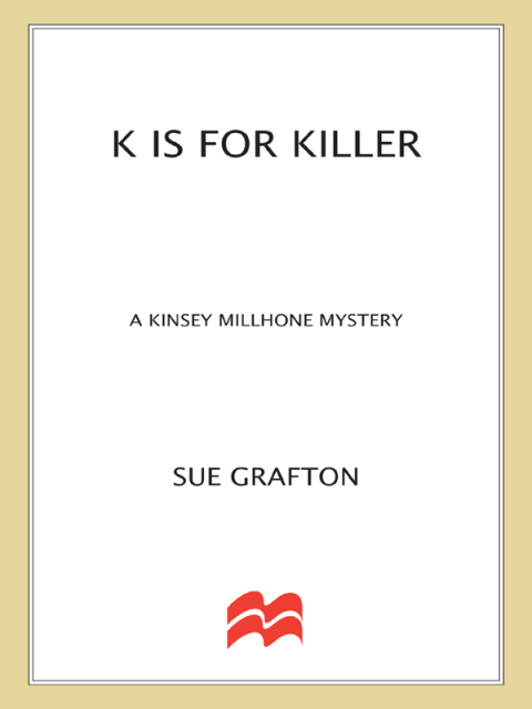 Cover image for book "K" is for Killer