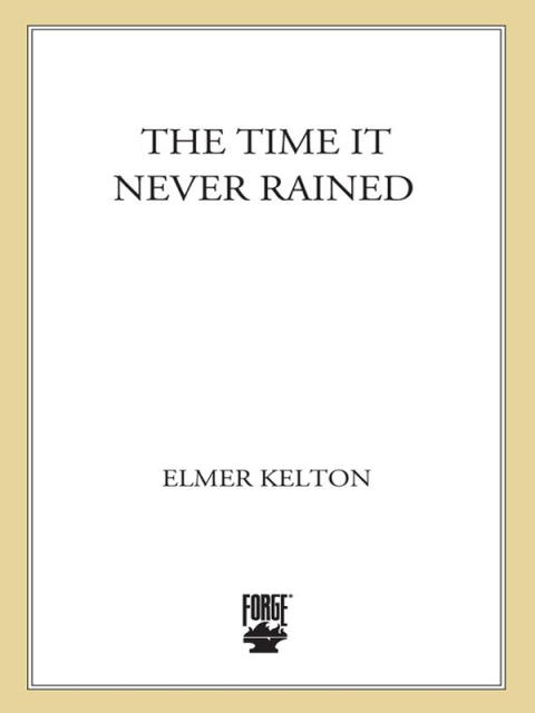 Cover image for book The Time It Never Rained