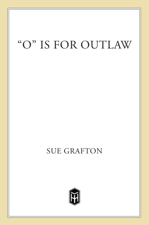 Cover image for book "O" is for Outlaw