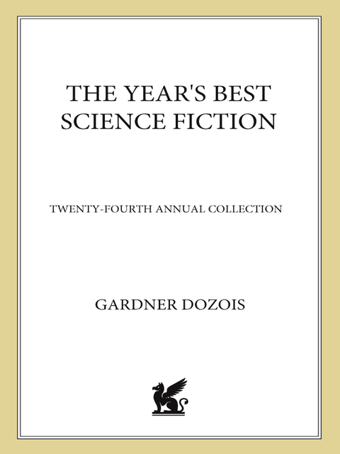 Cover image for book The Year's Best Science Fiction: Twenty-Fourth Annual Collection