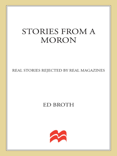 Cover image for book Stories from a Moron