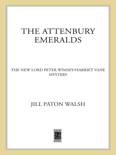 Cover image for book The Attenbury Emeralds