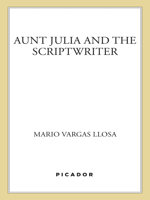 Cover image for book Aunt Julia and the Scriptwriter