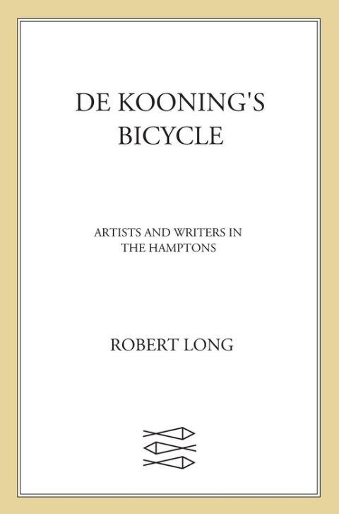 Cover image for book De Kooning's Bicycle