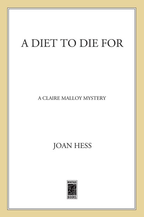 Cover image for book A Diet to Die For