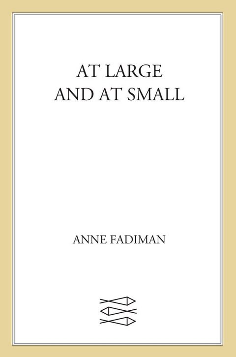 Cover image for book At Large and At Small