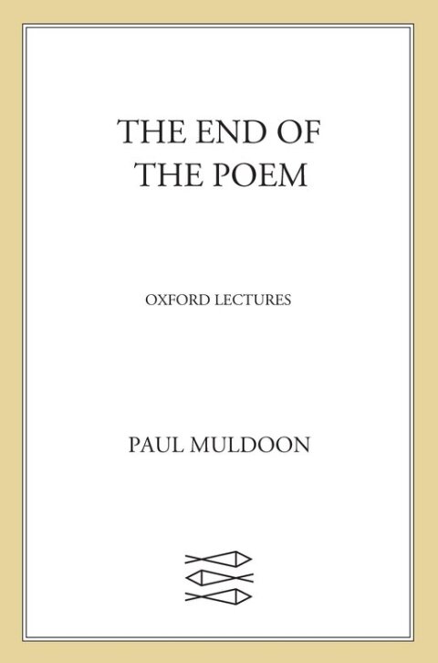 Cover image for book The End of the Poem