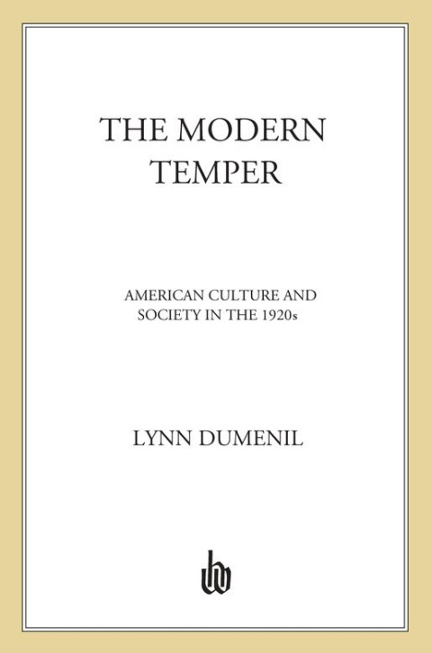 Cover image for book The Modern Temper