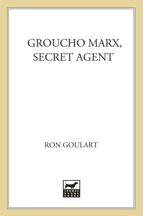 Cover image for book Groucho Marx, Secret Agent