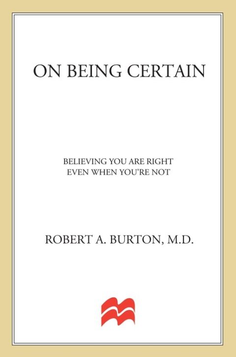 Cover image for book On Being Certain