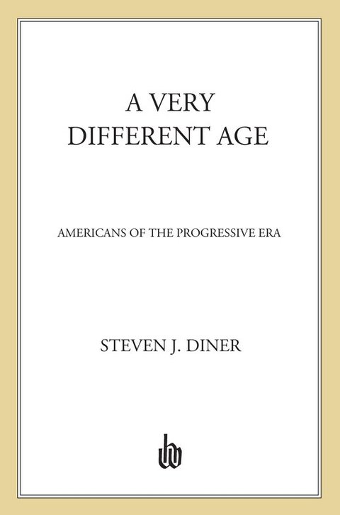 Cover image for book A Very Different Age
