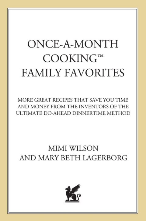 Cover image for book Once-a-Month Cooking Family Favorites
