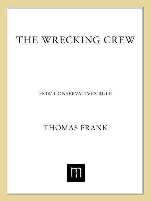 Cover image for book The Wrecking Crew