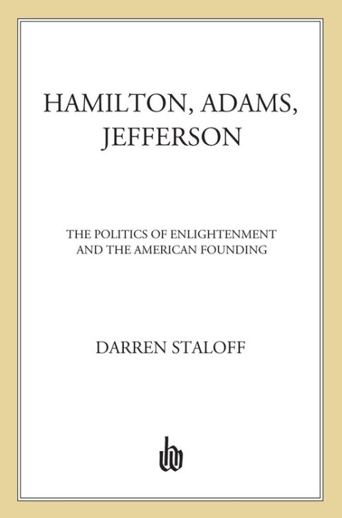 Cover image for book Hamilton, Adams, Jefferson