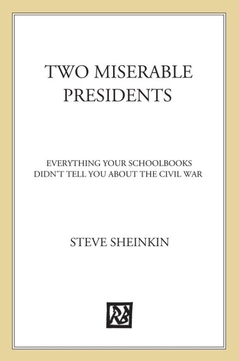 Cover image for book Two Miserable Presidents