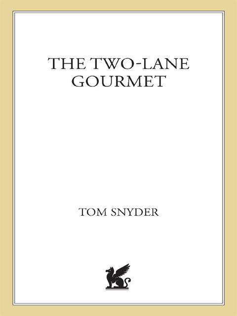 Cover image for book The Two-Lane Gourmet