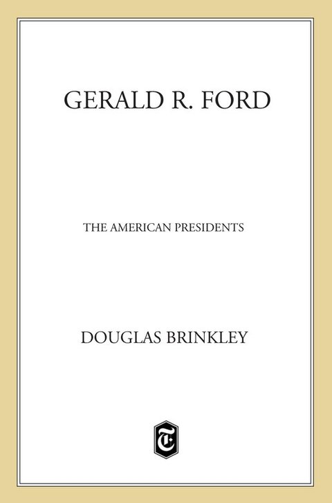 Cover image for book Gerald R. Ford