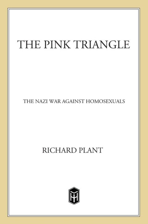 Cover image for book The Pink Triangle