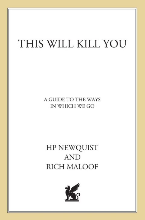 Cover image for book This Will Kill You