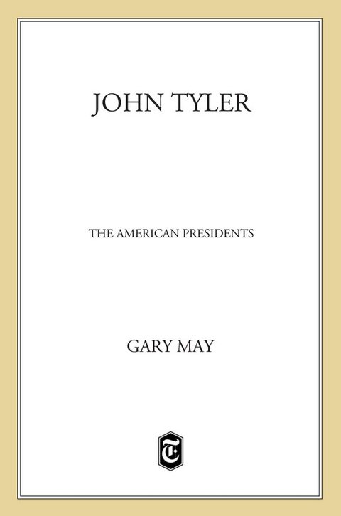 Cover image for book John Tyler