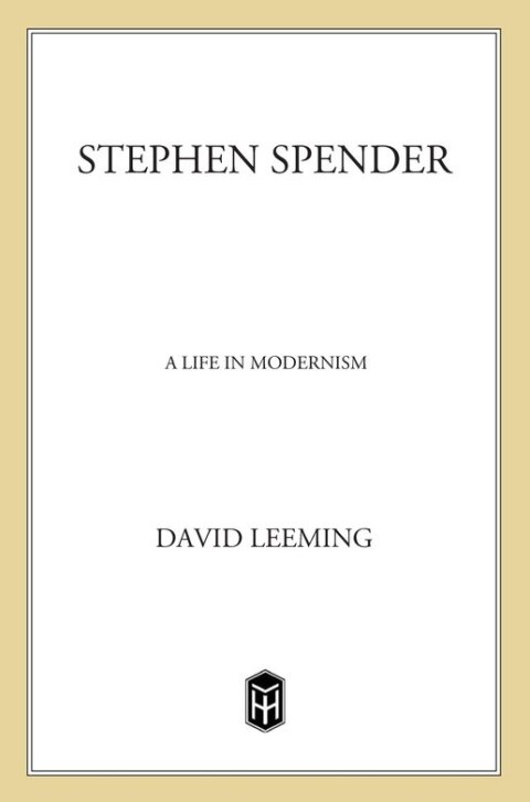 Cover image for book Stephen Spender