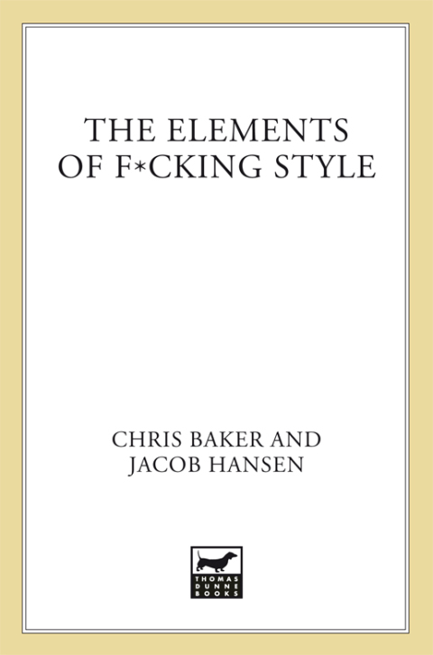 Cover image for book The Elements of F*cking Style