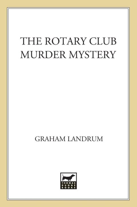 Cover image for book The Rotary Club Murder Mystery