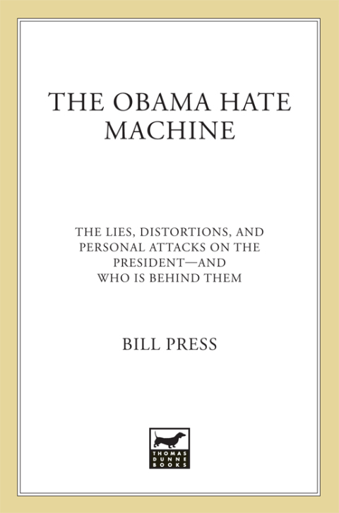 Cover image for book The Obama Hate Machine