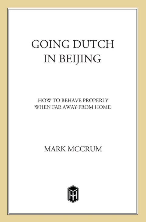 Cover image for book Going Dutch in Beijing
